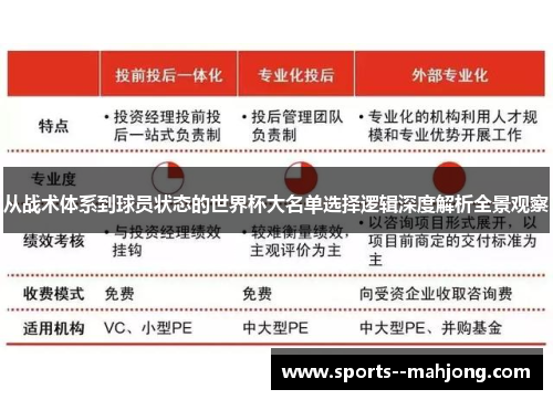 从战术体系到球员状态的世界杯大名单选择逻辑深度解析全景观察 从战术体系到球员状态的世界杯大名单选择逻辑深度解析全景观察